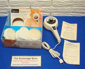 Hm21-s Pollenex Vintage 70s Massager Set Vibrating Type With Heat Box And Manual