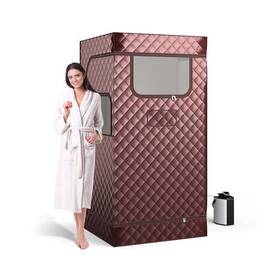 Portable Steam Sauna 197867752149 With 3l Generator Remote Control Wood Foot Massager A