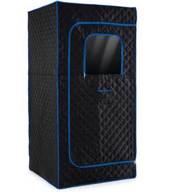 Portable Steam Sauna Box 694162399029 With 3l/1200w Fast-heat Steamer And 15-level Temperatur
