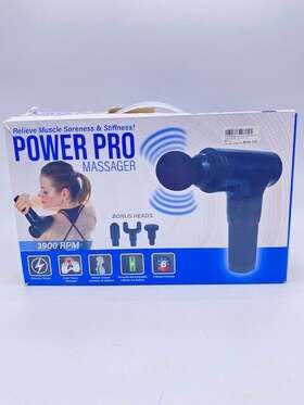 Pb074 Power Pro 3900 Rpm 6 Speeds Ultra Muscle Massager Cordless Rechargeable