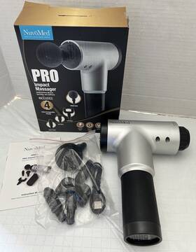 Sku185640 Power-pro Nuvomed Impact Massager 6-speed Cordless Muscle Open Box