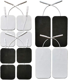 Premium Reusable Tens Unit Replacement Electrode Pads Compatible With Auvon Te