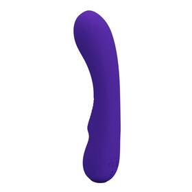 Pretty Love 959532334807 Matt Super Soft Silicone Vibrator - Purple