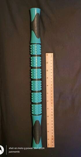 Pro Strength 672125047897 Massage 18 Inch Roller Bar Sports Body Muscle Relax Fitness Color Teal