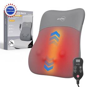 Bkyb-01 Pryfey Back Massager Rolling Up And Down With Heat Massage 4d Kneading For Pain