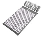 Ps-1206-accuset-grey Prosource Acupressure Mat And Pillow Set For Pain 702171253857