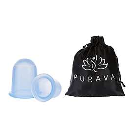 Purava 719326156002 Cupping Therapy Set With Improved Concept - High Quality Silicone