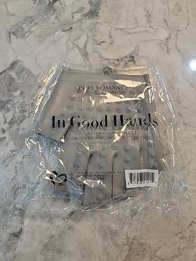 Pure Romance 841956057102 Brand New In Good Hands Textured Massage Gloves Set Sealed Package