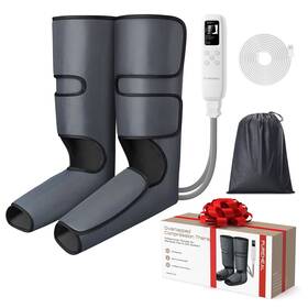 Ph-f01-gy Pureheal Compression Foot And Leg Massager For Circulation Air New