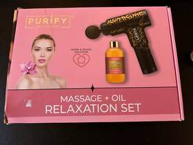 Purify 194587869638 New Hand Held Massager Oil Relaxation Kit