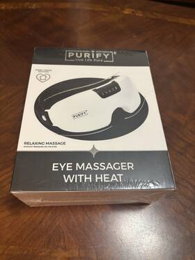 Purify Py-eyemas-250 Live Life Pure Relaxing Massage No Pressure On Eyes Eye Massager With Heat