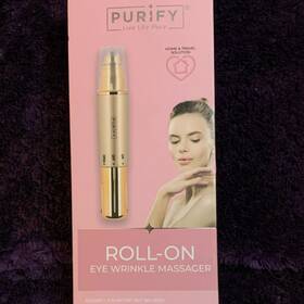 Py-rolleye-300 Purify Roll-on Eye Wrinkle Massager Gold Battery Model
