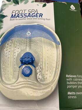 Hmg701be Pursonic 755003503132 Foot Spa Massager