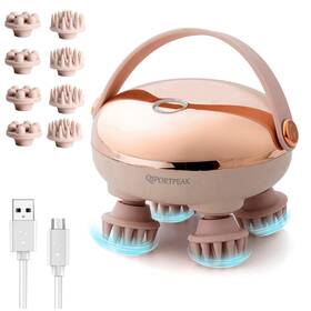 Qsportpeak 717470092915 Electric Scalp Massager Head Cleaning Also Rose Gold