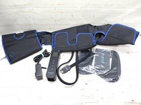 Qn-072a-bu Quinear Blue Black Air Compression 1 Leg Massager With Heat Used