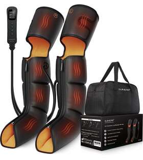 Qn-073a Quinear 3-in-1 Massager Foot Calf And Thigh With Heat Compression