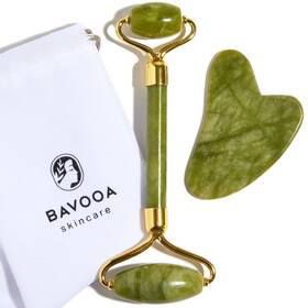 R.e.m Spring 718598989255 Jade Roller And Gua Sha - Spa Grade Face Massager