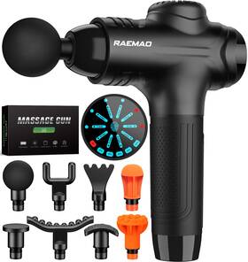 Raemao 744284994630 Massage Gun Deep Tissue Back For Athletes Pain Relief Attaching