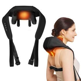 Realone 768556305931 3d Neck And Shoulder Massager With Heat Kneading For Pain Relie