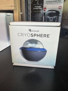 Rc-123 Recoup Fitness Cryosphere Cold Ice Massage Therapy Roller Ball Pre-owned