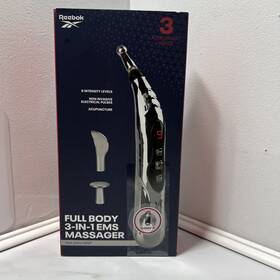 Reebok 681066133781 Full Body 3-in-1 Ems Massager - Fast Pain Relief Electrical Pulses New