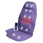 Relaxzen Purple Memory Foam Lumbar Back Support Massage Cushion W Heat Home Chair Car New 046854176805