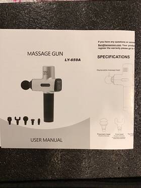 Ly-659a Rem-pro Muscle Massage Gun Percussion Massager Athlete Stress Relief