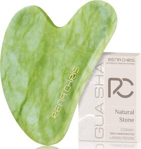Rena Chris 744110179316 Gua Sha Facial Tools Natural Jade Stone Guasha Tool For Face Acupunc