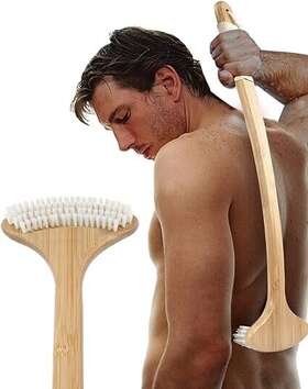 Renook 744759872326 Oversized Back Scratcher Wooden Body With 22 Inch Long Curved Hand