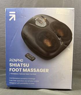 Renpho 050875804753 Read Description Foot Massager Heat Shiatsu Deep Kneading