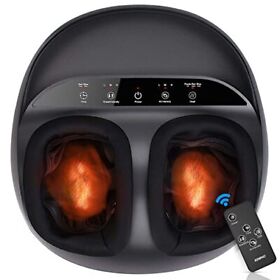 Renpho Foot Massager Machine With Remote Upgraded Full Cover Heat Shiatsu