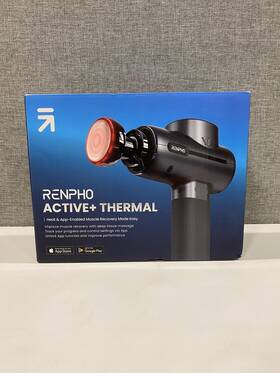 Gm171-bk Renpho Active Thermal Massage Gun Deep Tissue Muscle