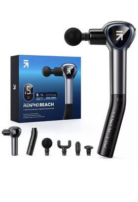 R-c007-gy Renpho Reach Massage Gun - Your Back And Give Yourself A Nice