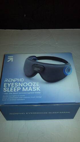 R-gs002 Renpho Eyesnooze Sleep Mask With Built-in Wireless Speakers Purple