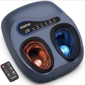Renpho R-wmf08 Foot Massager Dual Heat And Cold Kneading Compression With Remote Thermacool Nib