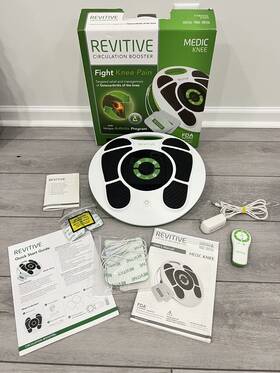 2836ab Revitive 858058005184 Medic Knee Circulation Booster Model With Remote Pads Power