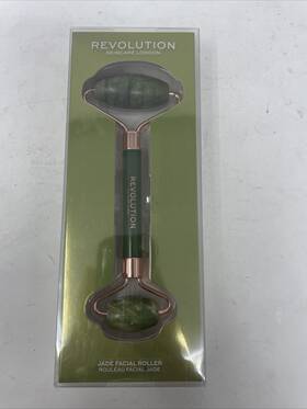 Revolution Skincare London 057566146616 Face Massager Jade Facial Roller Eyes Neck Relieve Wrinkles Skin