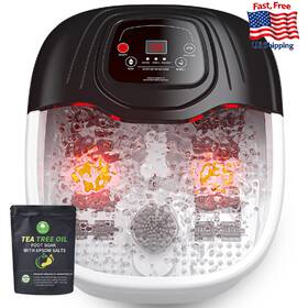 B09wdz4y5j Rightmell Foot Spa Bath Massager Heat Bubbles Vibration 8 Rollers