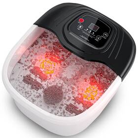 Rt-63 Rightmell Foot Spa Bath Massager With Heat Bubble And Vibration Digital