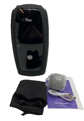 Rkhdm2501 Rike Hand Massager 6 Modes Intensities With Heat And Compression Black