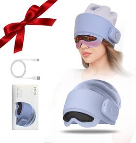 Fb-02 Rlxproo Head And Eye Massage For Stress Relief Bluetooth-capable Rechargeable