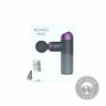 Rn320 Rioneo New Mini Portable Massage Gun In Black Purple Heads