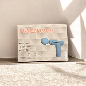 Bl-mngun-650 Rohs Mini Massage Gun Deep Muscle Portable Usb Charging Blue