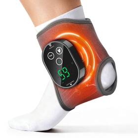 102431 Rohvemj Cordless Ankle Massager For Pain Relief Heated Foot