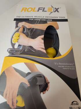Rlfx101 Rolflex Arm And Leg Massager Forearm Calf Roller Tennis Golfers Elbow