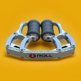 Roll Recovery 855255004286 R8 Deep Tissue Massage Roller Tool Alpine White Muscle Massager