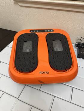 Etf004m Rotai Shiatsu Foot Massager Orange Great Condition