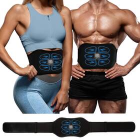 Fdes107 Ruszoaer Abs Simulator Ab Stimulator Rechargeable Abdominal Muscle Trainer Toning Belt