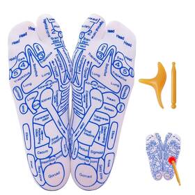 Xww002 Saejill Reflexology Socks With Tools Acupressure Mass