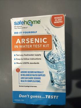 Safe Home Am-sh-asdiy1 Diy Arsenic In Water Test Kit Inch At Testing For Any Freshwater